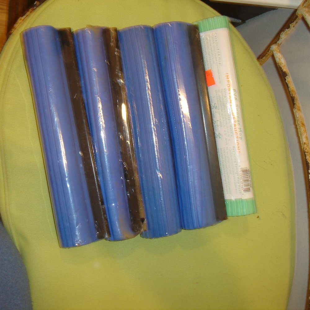 COP blue only pvc replacement mop head price is each